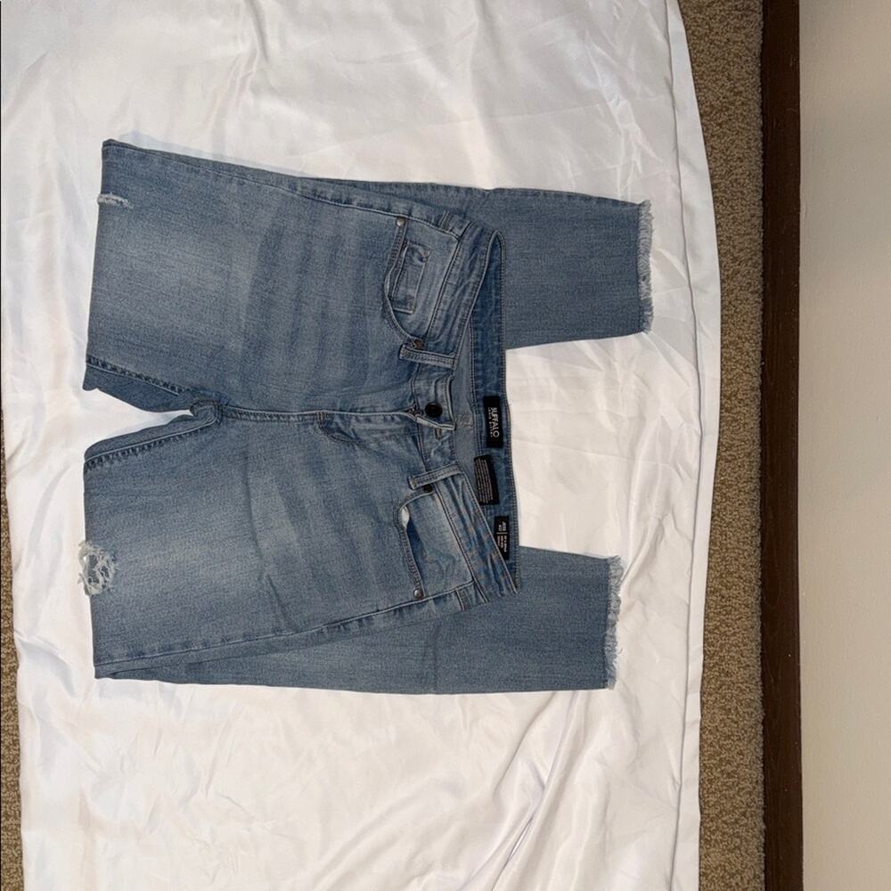 Buffalo David Bitton Faded MId-Rise Blue Skinny Jeans - size 4/27